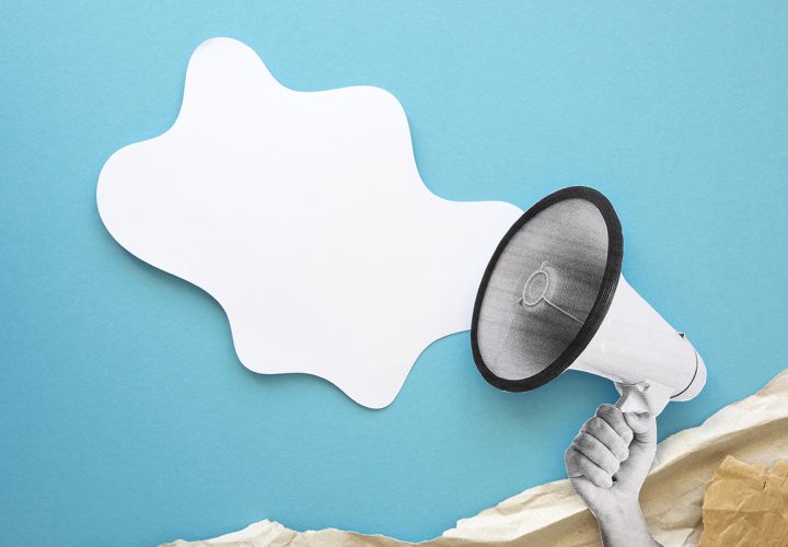 black lives matter movement with text bubble