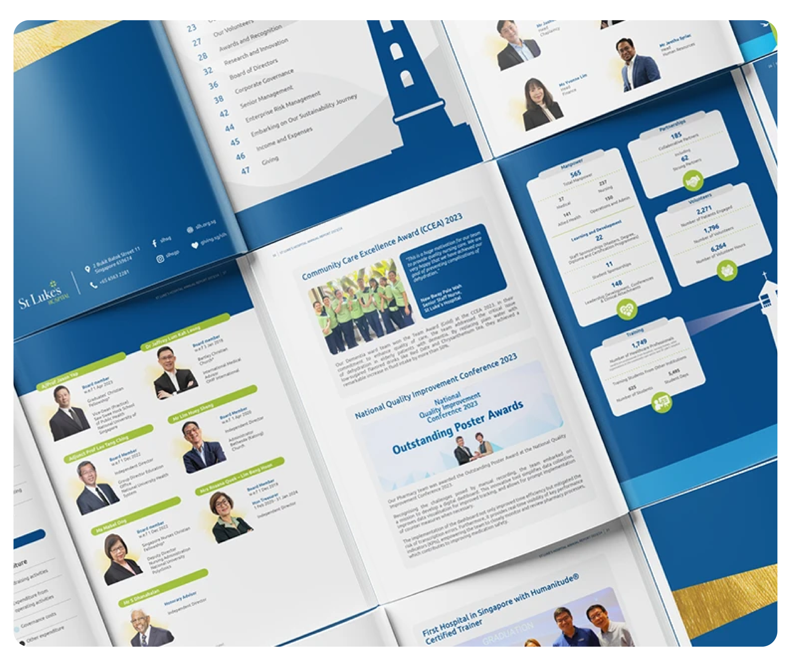 alivea annual report landing page